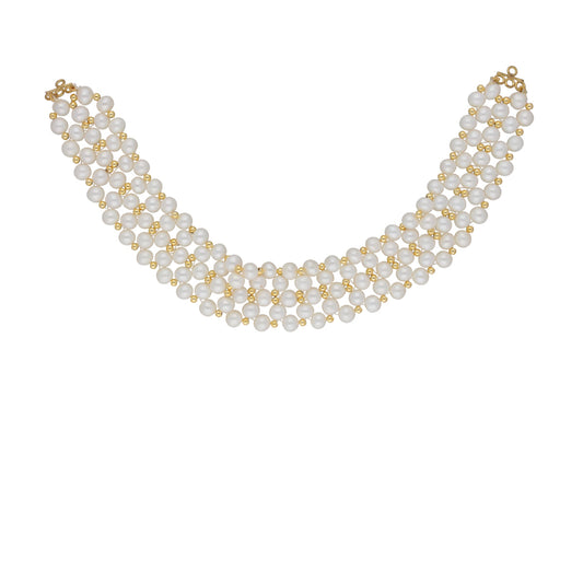 J Pearls Daisy Pearl Choker - Real Pearl Jewelry - Grab2buy
