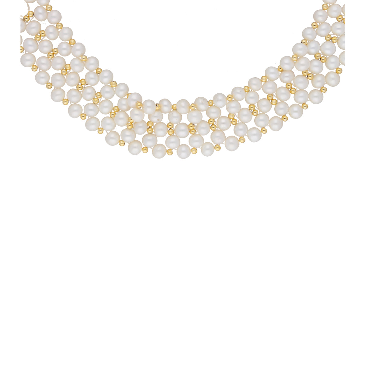 J Pearls Daisy Pearl Choker - Real Pearl Jewelry - Grab2buy