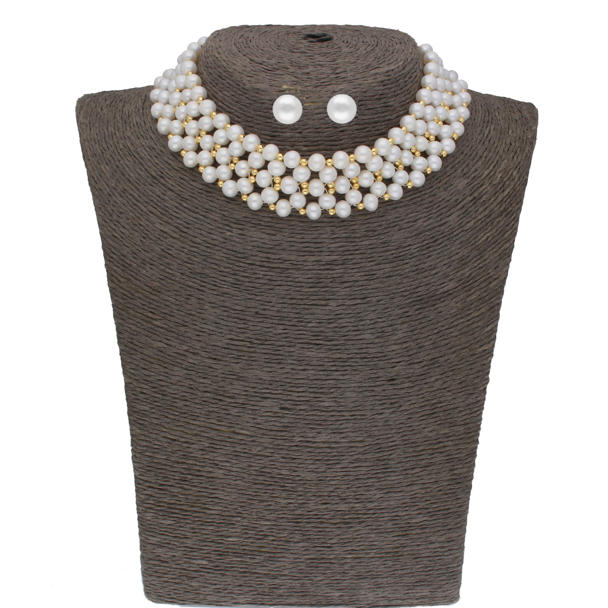 J Pearls Daisy Pearl Choker - Real Pearl Jewelry - Grab2buy