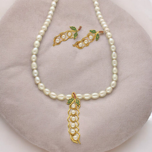 J Pearls Heavenly Pearl Necklace Set