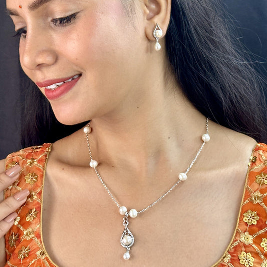 J Pearls Panache Pearl Chain Set