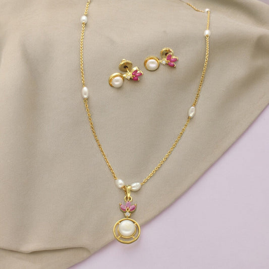 J Pearls Radiant Pearl Chain Set