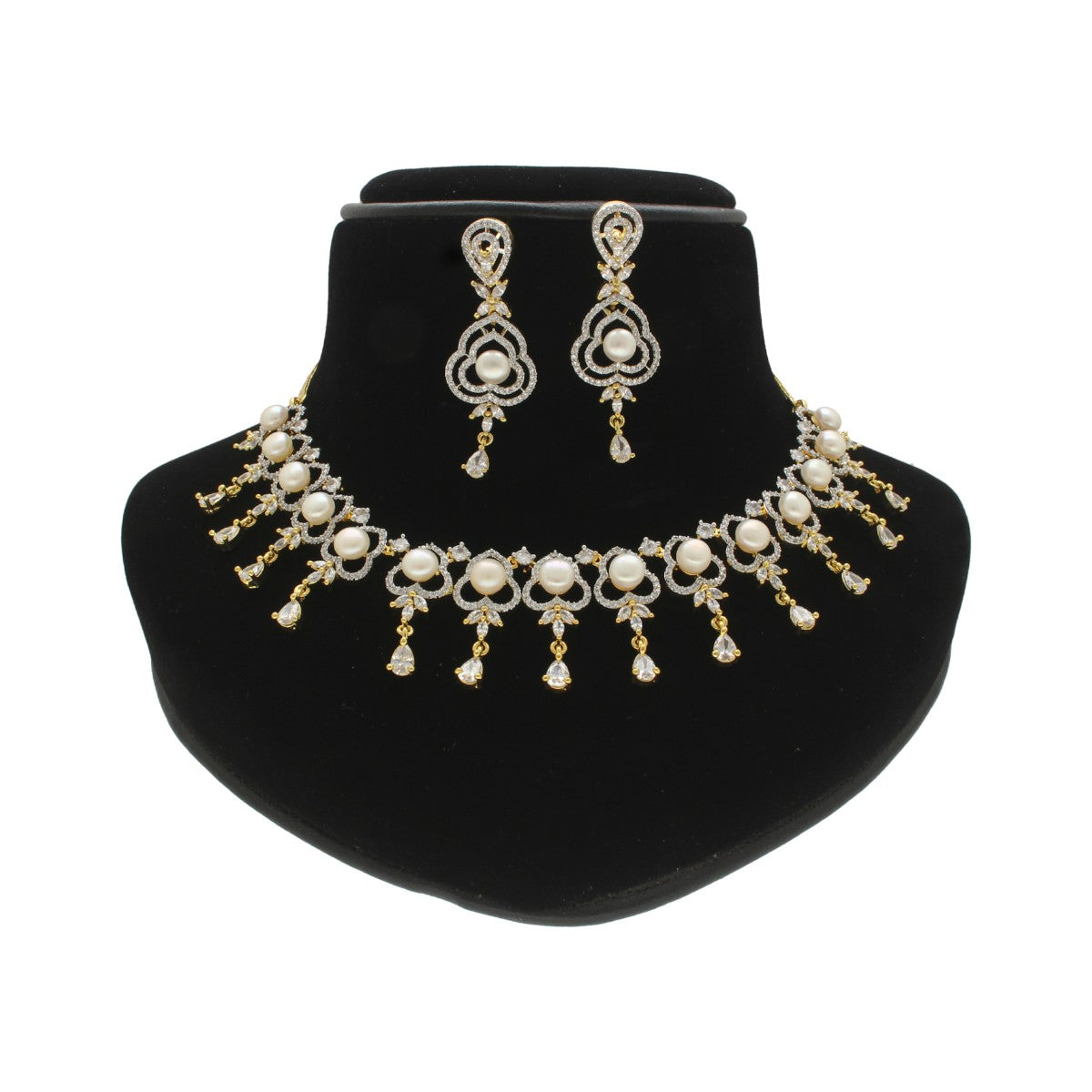 J Pearls Lustrous Pearl Necklace Set J Pearls