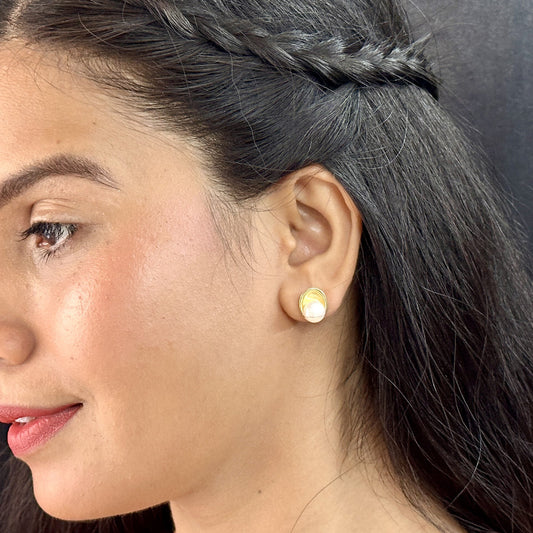 J Pearls Charm Pearl Earrings