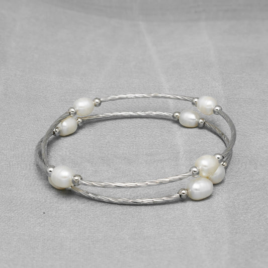 J Pearls Charm Pearl Bracelet