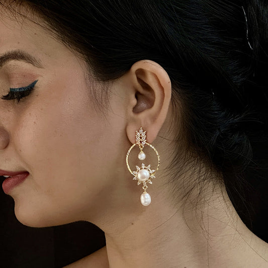 J Pearls Kashika Pearl Earrings