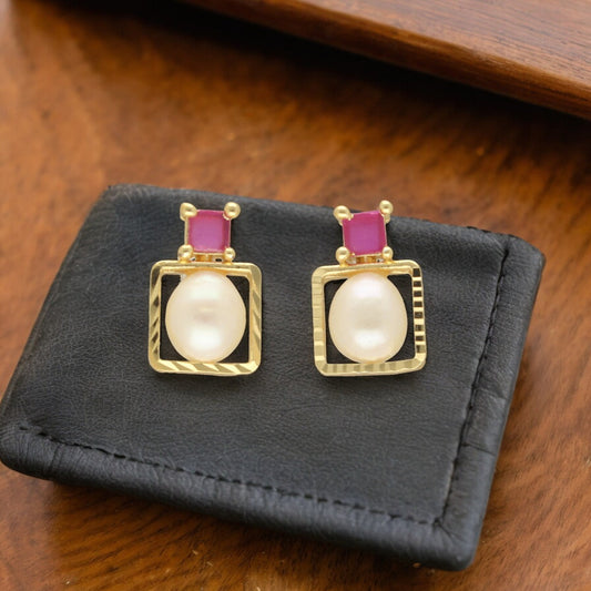 J Pearls Zoya Pearl Earrings