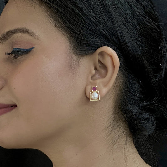 J Pearls Zoya Pearl Earrings