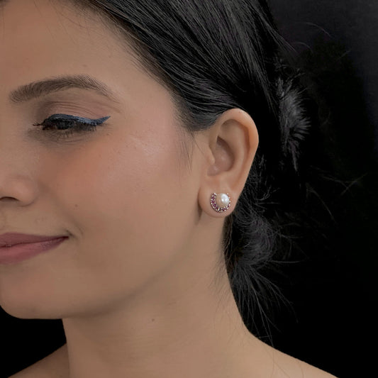 J Pearls Dheeksha Pearl Earrings