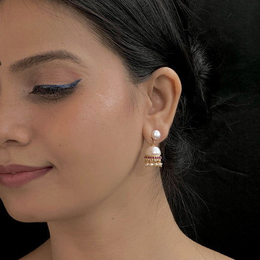 J Pearls Kamya Pearl Earrings