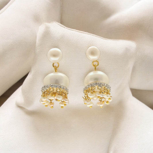 J Pearls Daksina Pearl Earrings
