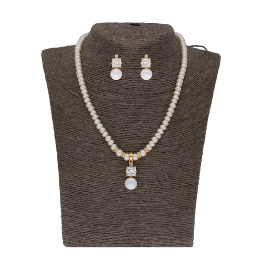 J Pearls Amazing Drop Pearl Set - Real Pearl Jewelry - Grab2buy