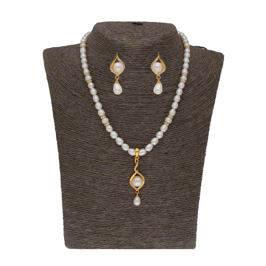 J Pearls Shine Pearl Set - Real Pearl Jewelry - Grab2buy