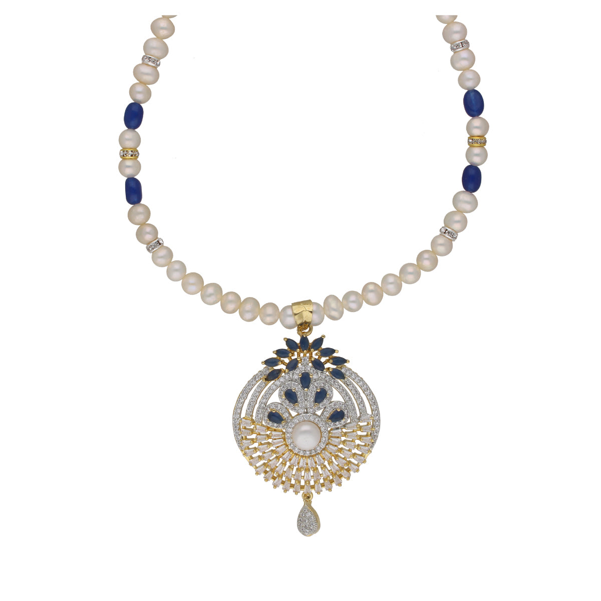 J Pearls Dakshita 1 Line Pearl Sets - Real Pearl Jewelry - Grab2buy