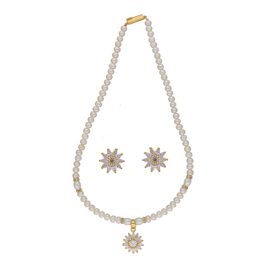 J Pearls Anahita 1 Line Pearl Sets - Real Pearl Jewelry - Grab2buy