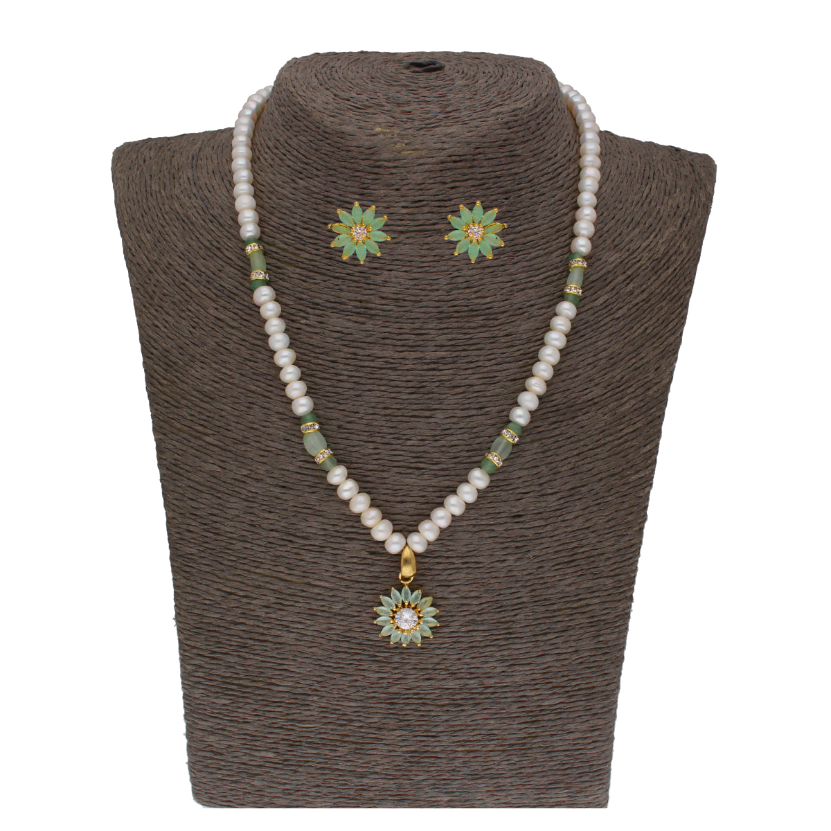 J Pearls Babita 1 Line Pearl Sets - Real Pearl Jewelry - Grab2buy