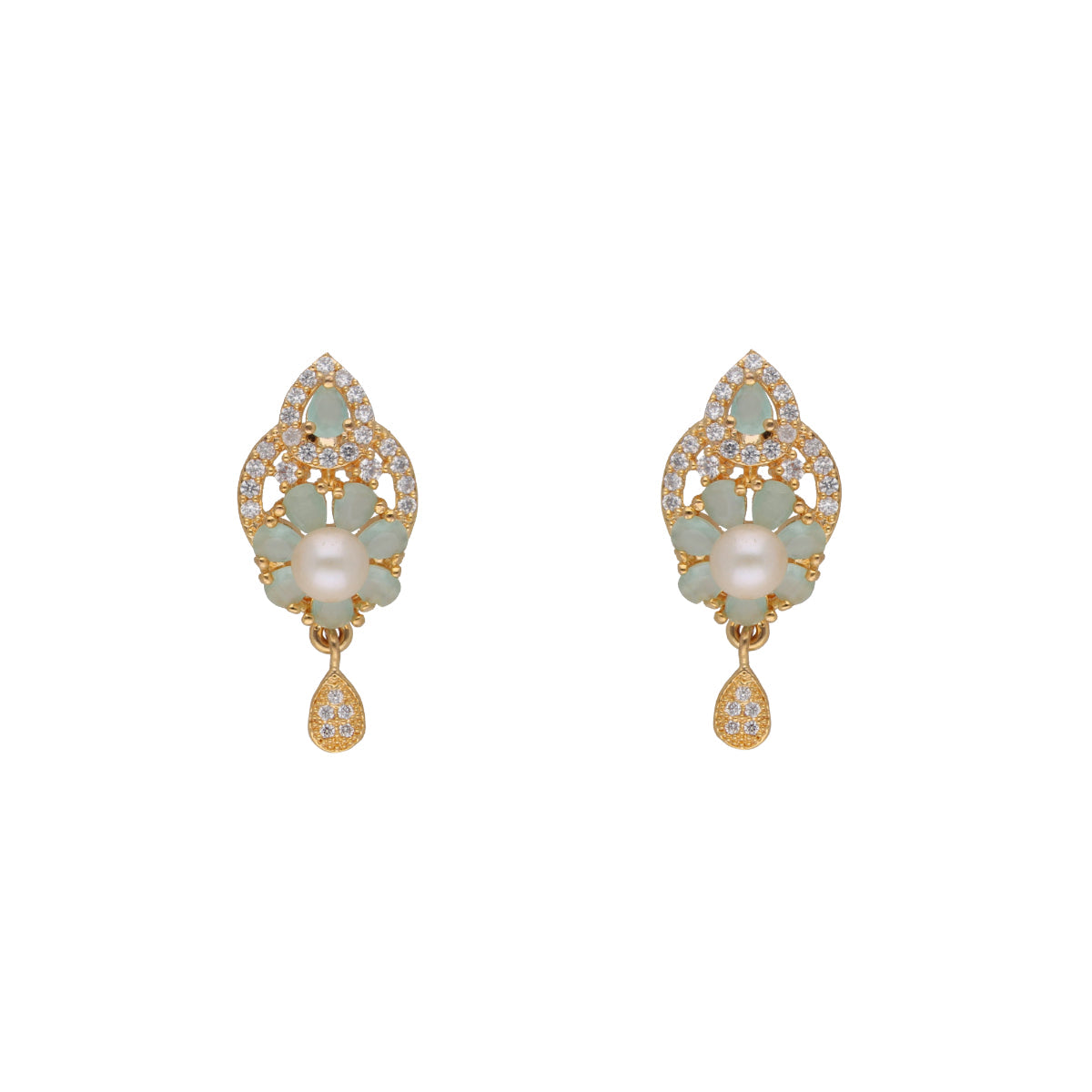 J Pearls Jhanvi 1 Line Pearl Sets - Real Pearl Jewelry - Grab2buy