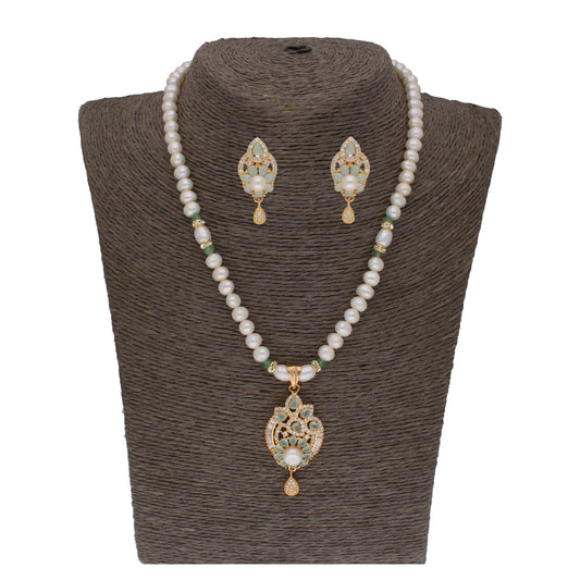 J Pearls Jhanvi 1 Line Pearl Sets - Real Pearl Jewelry - Grab2buy
