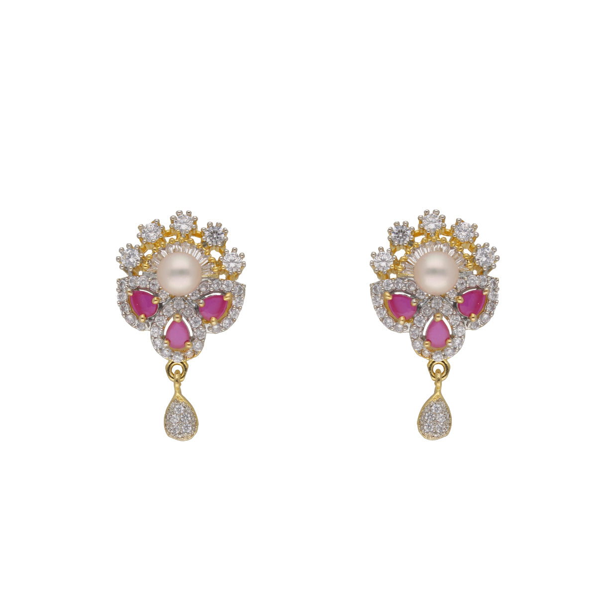 J Pearls Fatehjit 1 Line Pearl Sets - Real Pearl Jewelry - Grab2buy