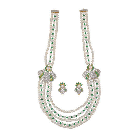 J Pearls Baldar 5 Lines Pearl Sets - Real Pearl Jewelry - Grab2buy