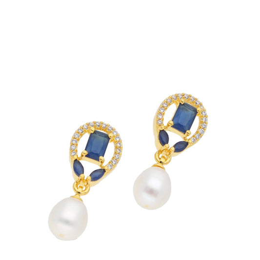 J Pearls Abanti Pearl Earrings - Real Pearl Jewelry - Grab2buy