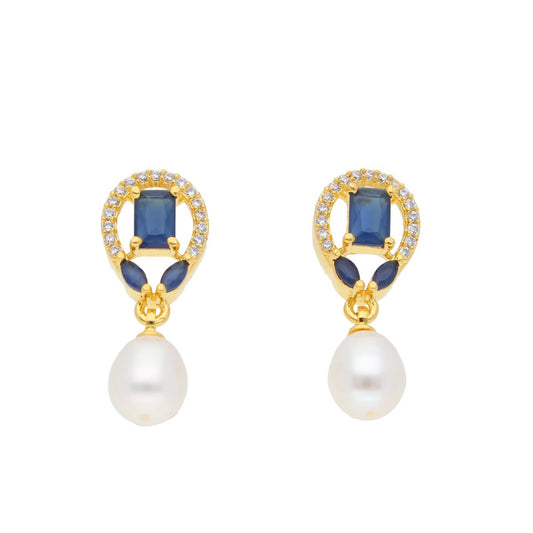 J Pearls Abanti Pearl Earrings - Real Pearl Jewelry - Grab2buy