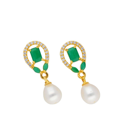 J Pearls Abeni Pearl Earrings - Real Pearl Jewelry - Grab2buy