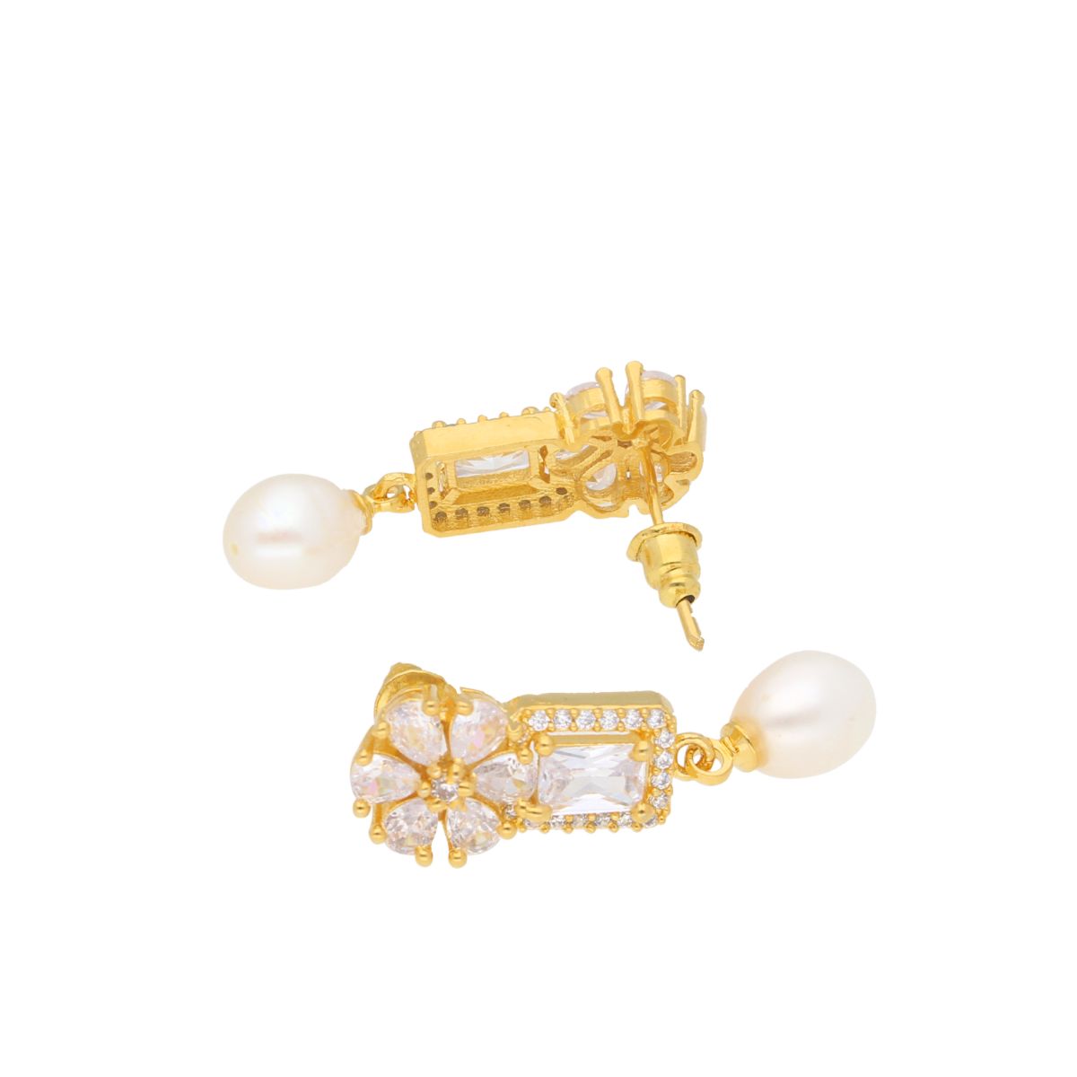 J Pearls Babita Pearl Earrings - Real Pearl Jewelry - Grab2buy