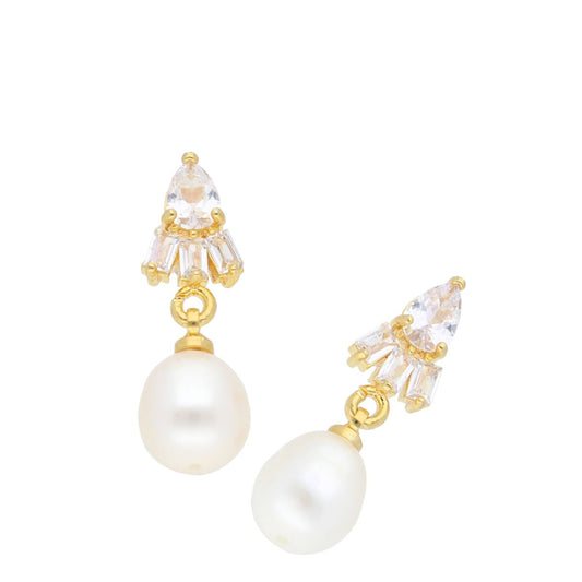 J Pearls Bagesri Pearl Earrings - Real Pearl Jewelry - Grab2buy