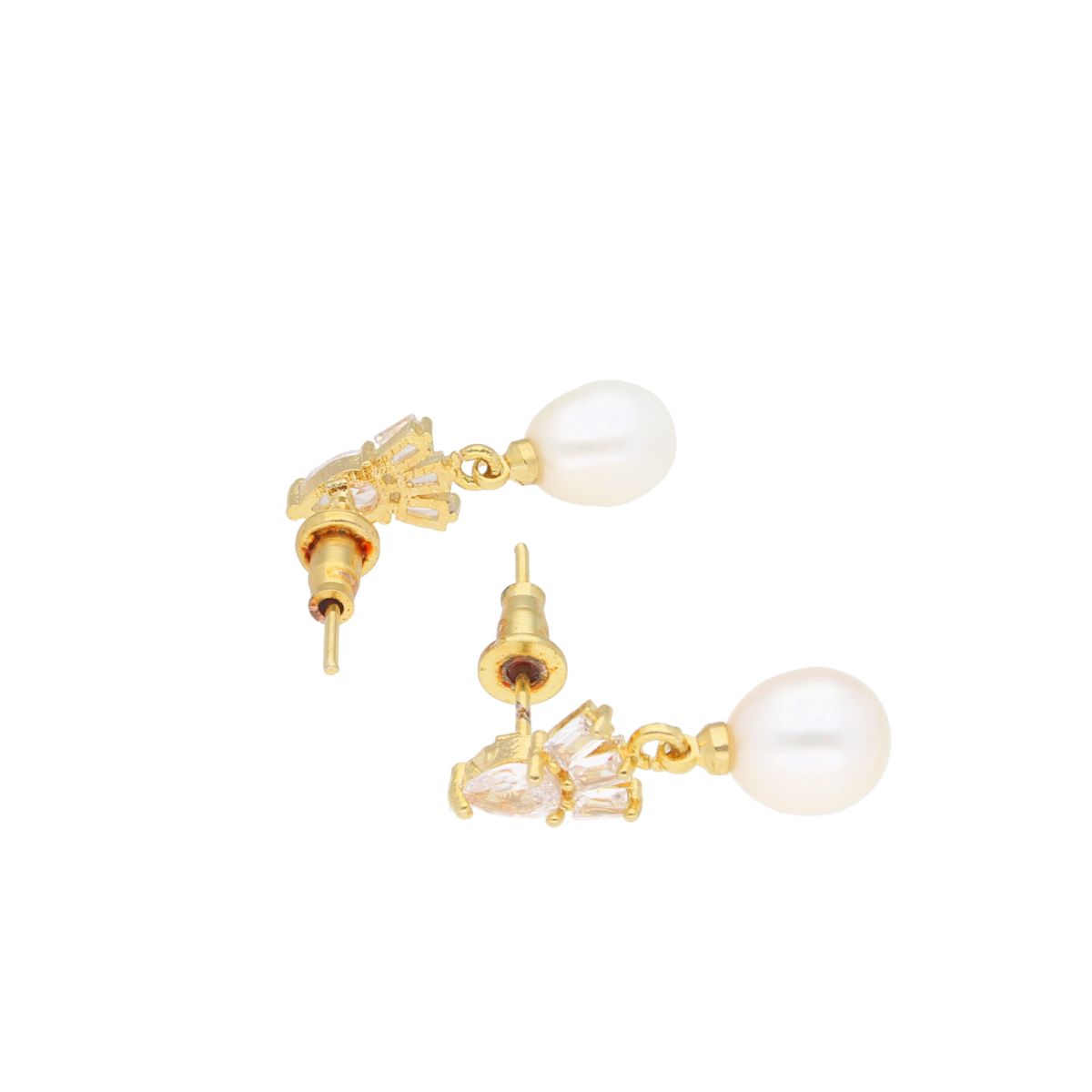 J Pearls Bagesri Pearl Earrings - Real Pearl Jewelry - Grab2buy