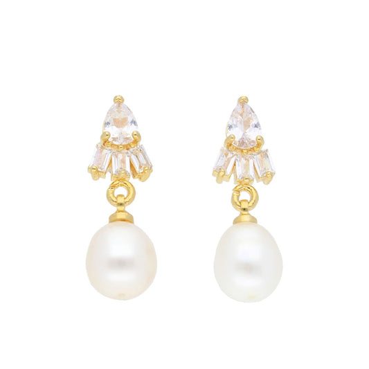 J Pearls Bagesri Pearl Earrings - Real Pearl Jewelry - Grab2buy