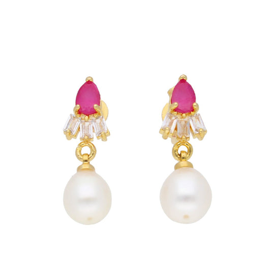J Pearls Twinkle Pearl Earrings - Real Pearl Jewelry - Grab2buy