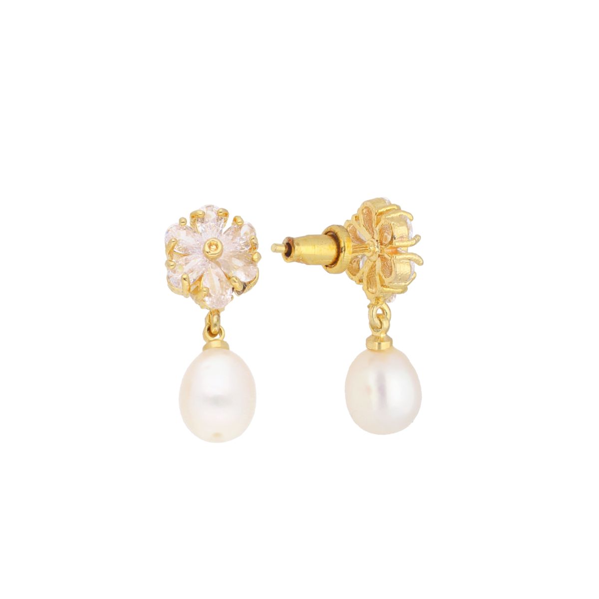 J Pearls Anahita Pearl Earrings - Real Pearl Jewelry