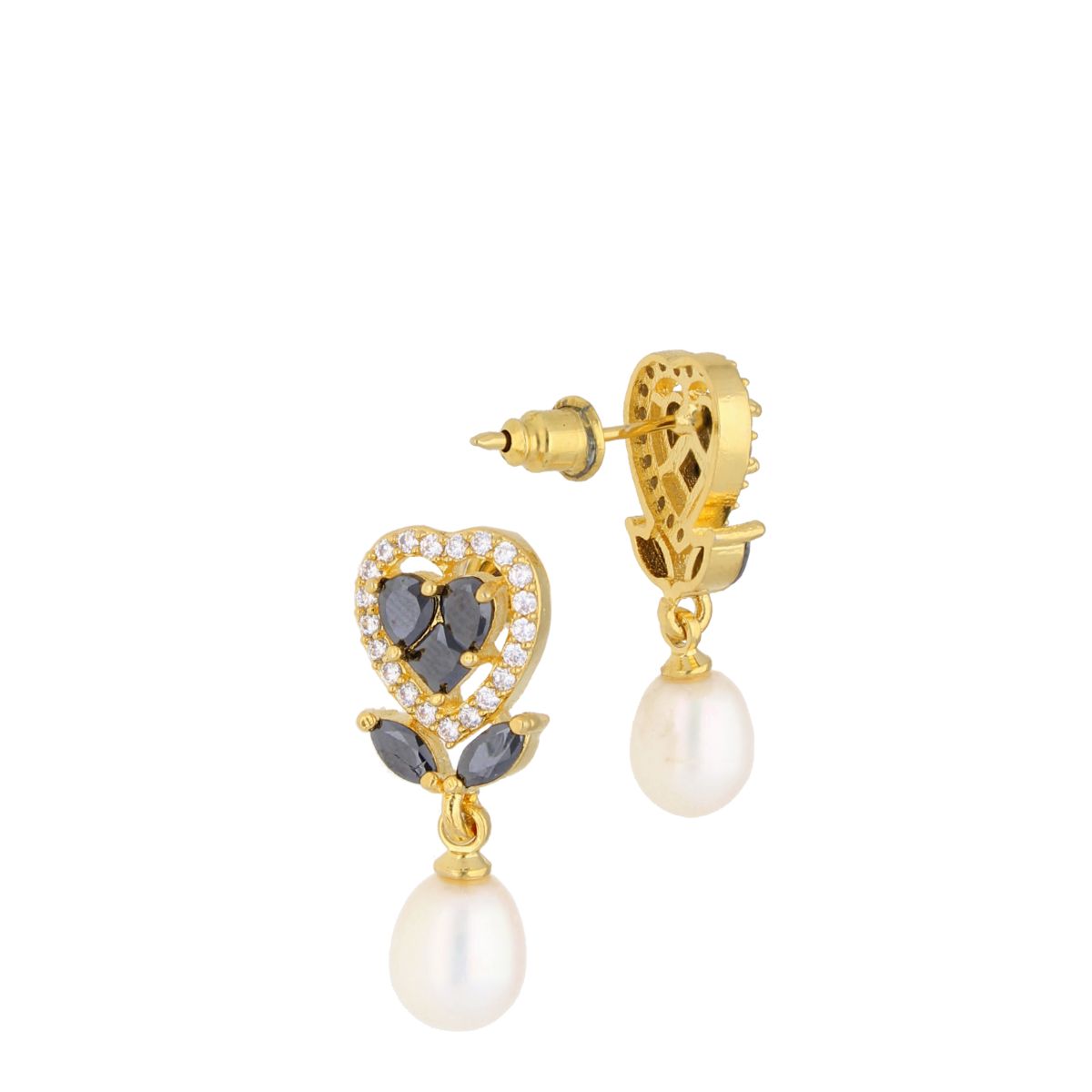 J Pearls Iditri Pearl Earrings - Real Pearl Jewelry - Grab2buy