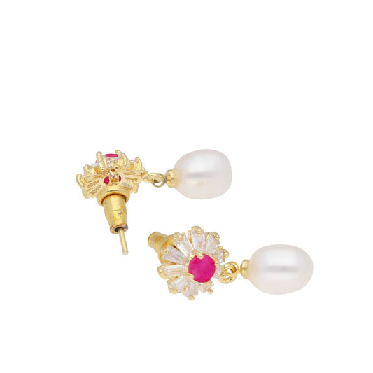 J Pearls Anahita Pearl Earrings - Real Pearl Jewelry - Grab2buy