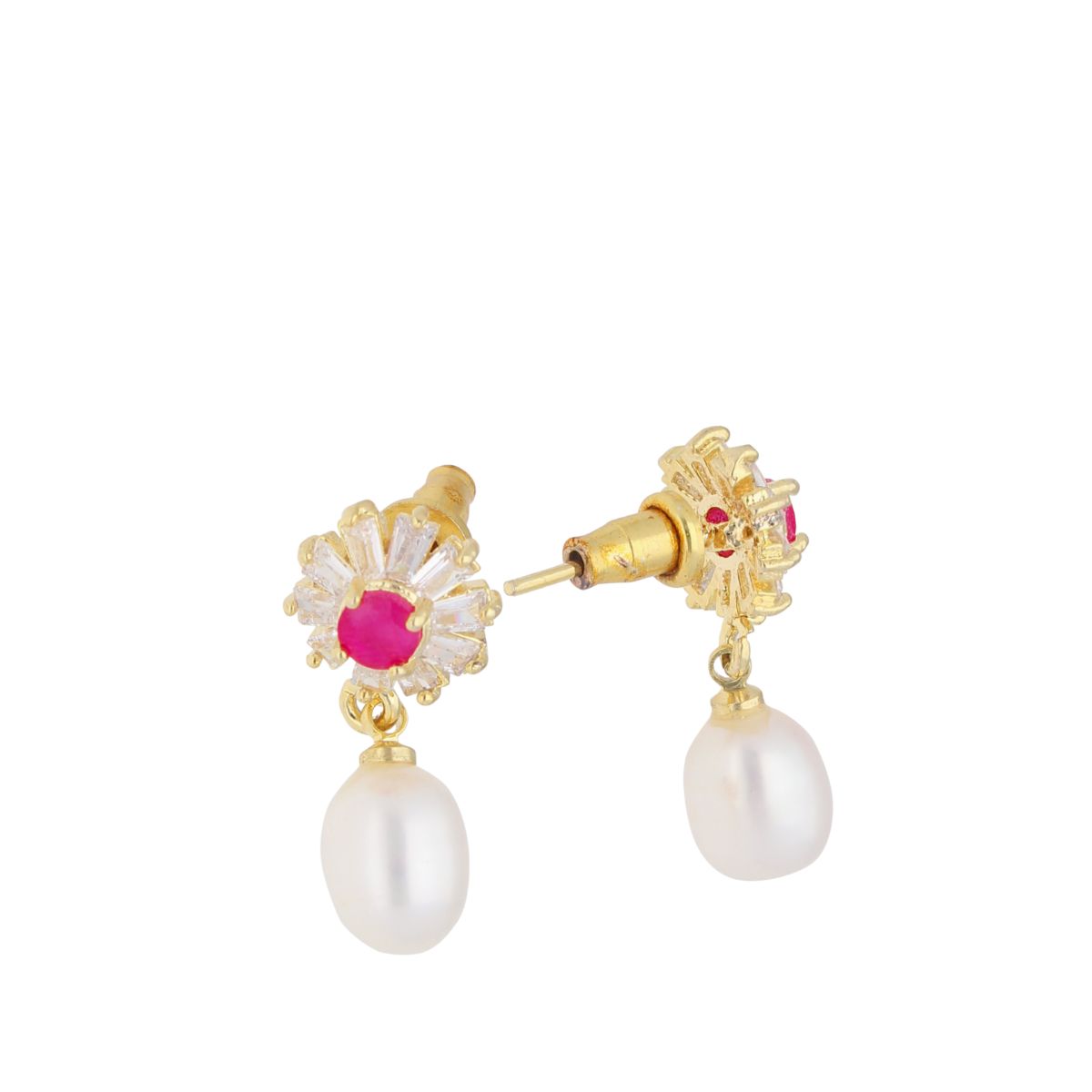 J Pearls Anahita Pearl Earrings - Real Pearl Jewelry - Grab2buy
