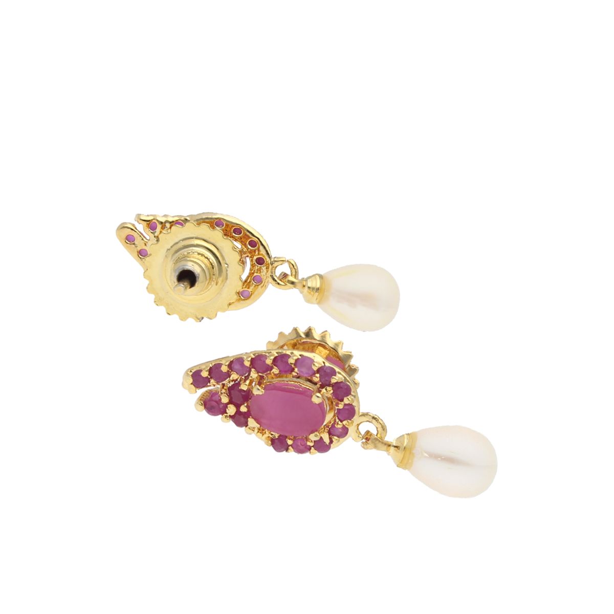 J Pearls Dakshita Pearl Earrings - Real Pearl Jewelry