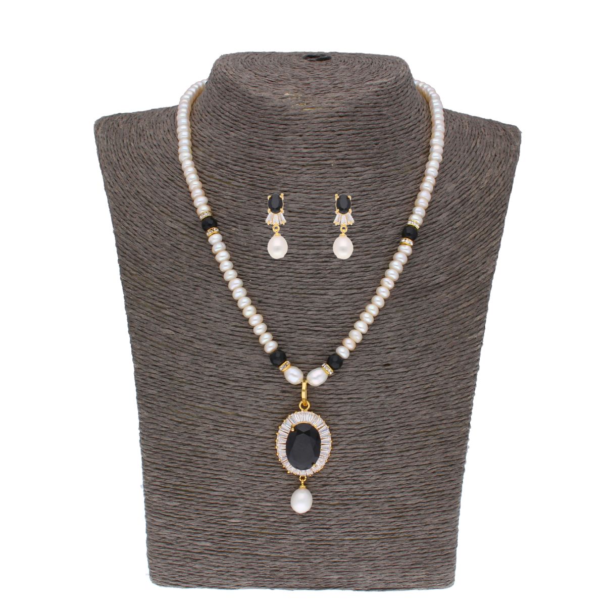 J Pearls Abanti Pearl Set - Real Pearl Jewelry - Grab2buy