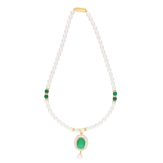 J Pearls Dharti Pearl Set - Real Pearl Jewelry - Grab2buy