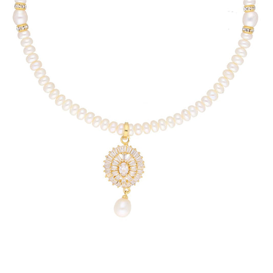 J Pearls Eeshika Pearl Set - Real Pearl Jewelry