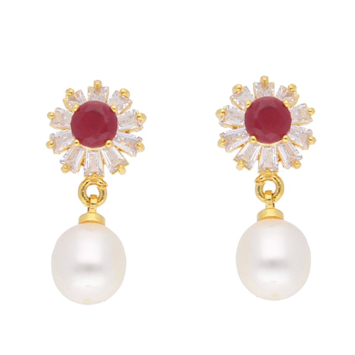 J Pearls Twisted Pearl Set - Real Pearl Jewelry - Grab2buy