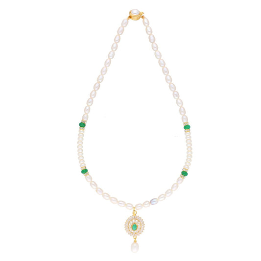 J Pearls Eeshika Pearl Set - Real Pearl Jewelry - Grab2buy