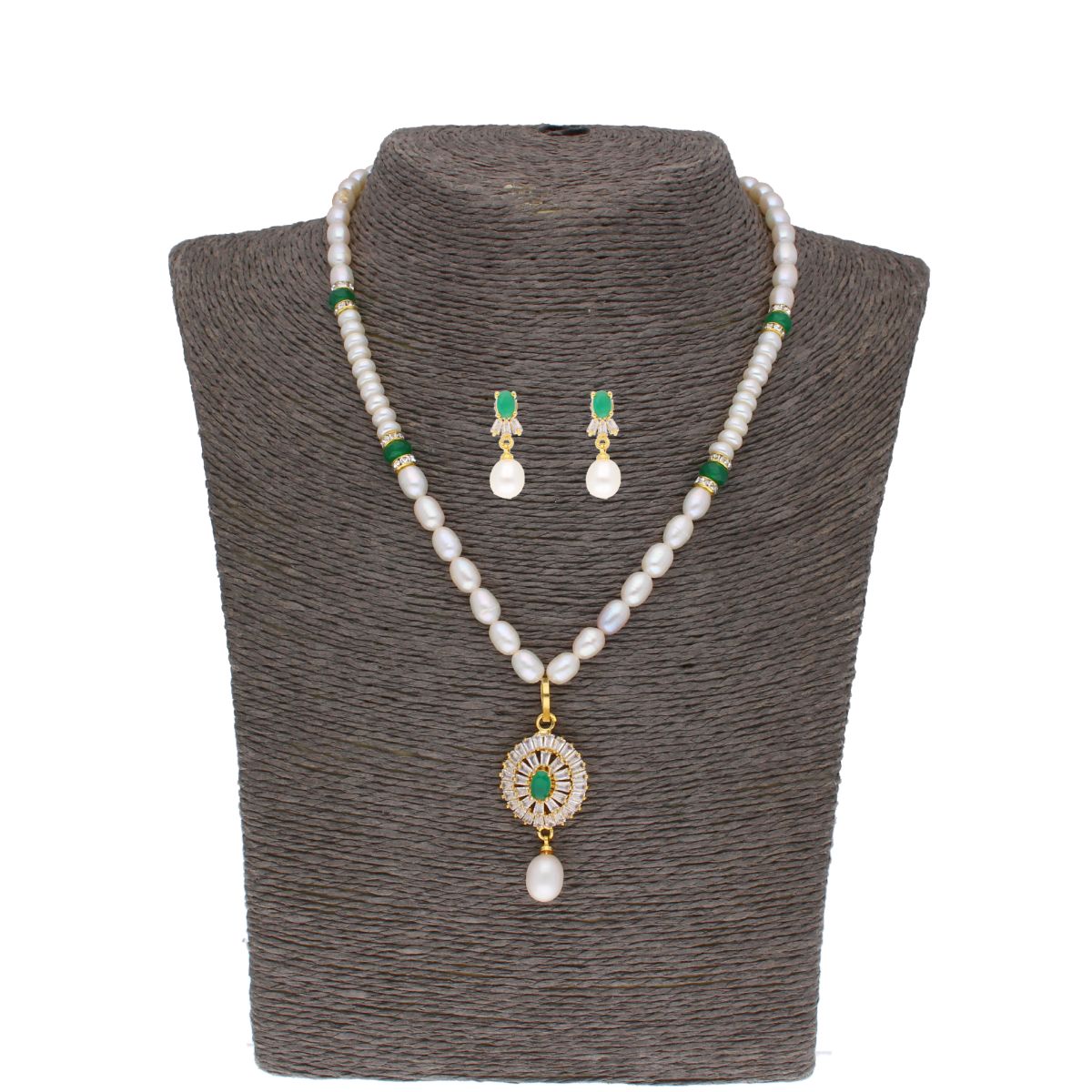 J Pearls Eeshika Pearl Set - Real Pearl Jewelry - Grab2buy