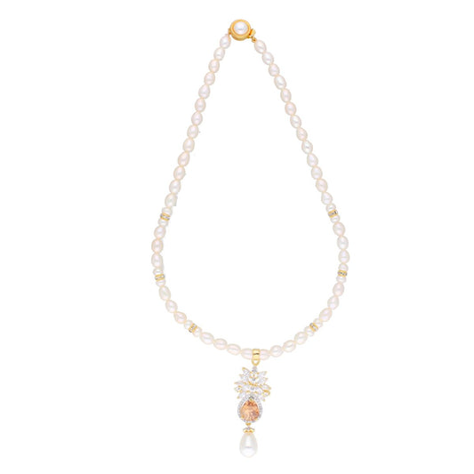 J Pearls Baani Pearl Set - Real Pearl Jewelry - Grab2buy