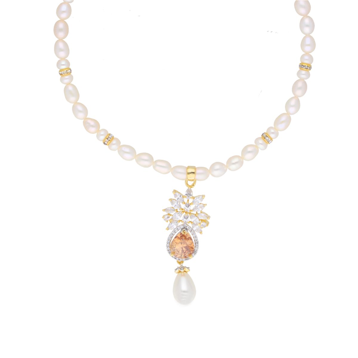 J Pearls Baani Pearl Set - Real Pearl Jewelry - Grab2buy
