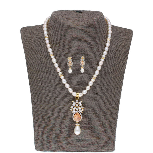 J Pearls Baani Pearl Set - Real Pearl Jewelry - Grab2buy