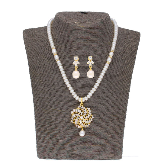 J Pearls Siddhi Pearl Set - Real Pearl Jewelry - Grab2buy