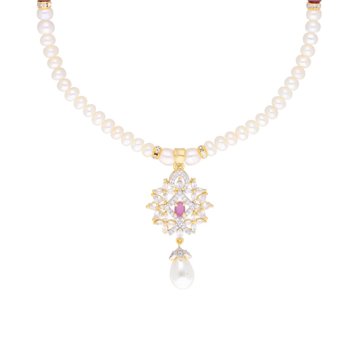 J Pearls Anahita Pearl Set - Real Pearl Jewelry - Grab2buy