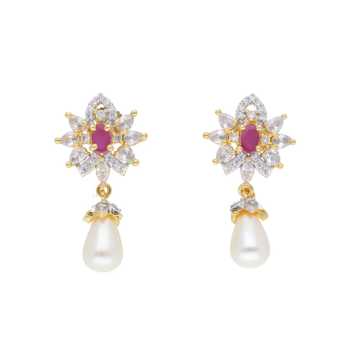 J Pearls Anahita Pearl Set - Real Pearl Jewelry - Grab2buy