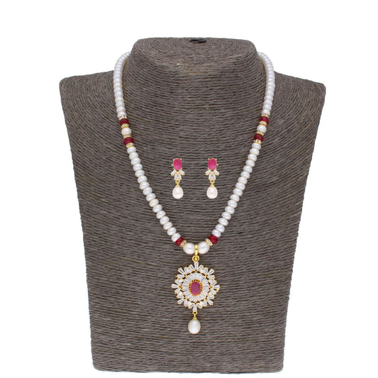 J Pearls Abdhija Pearl Set - Real Pearl Jewelry - Grab2buy